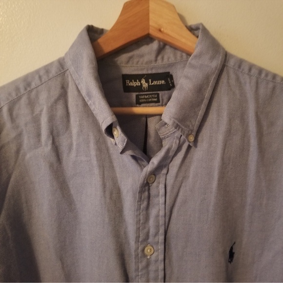 Polo Ralph Lauren Chambray Bottom Down Shirt - Light Blue - Picture 2 of 9